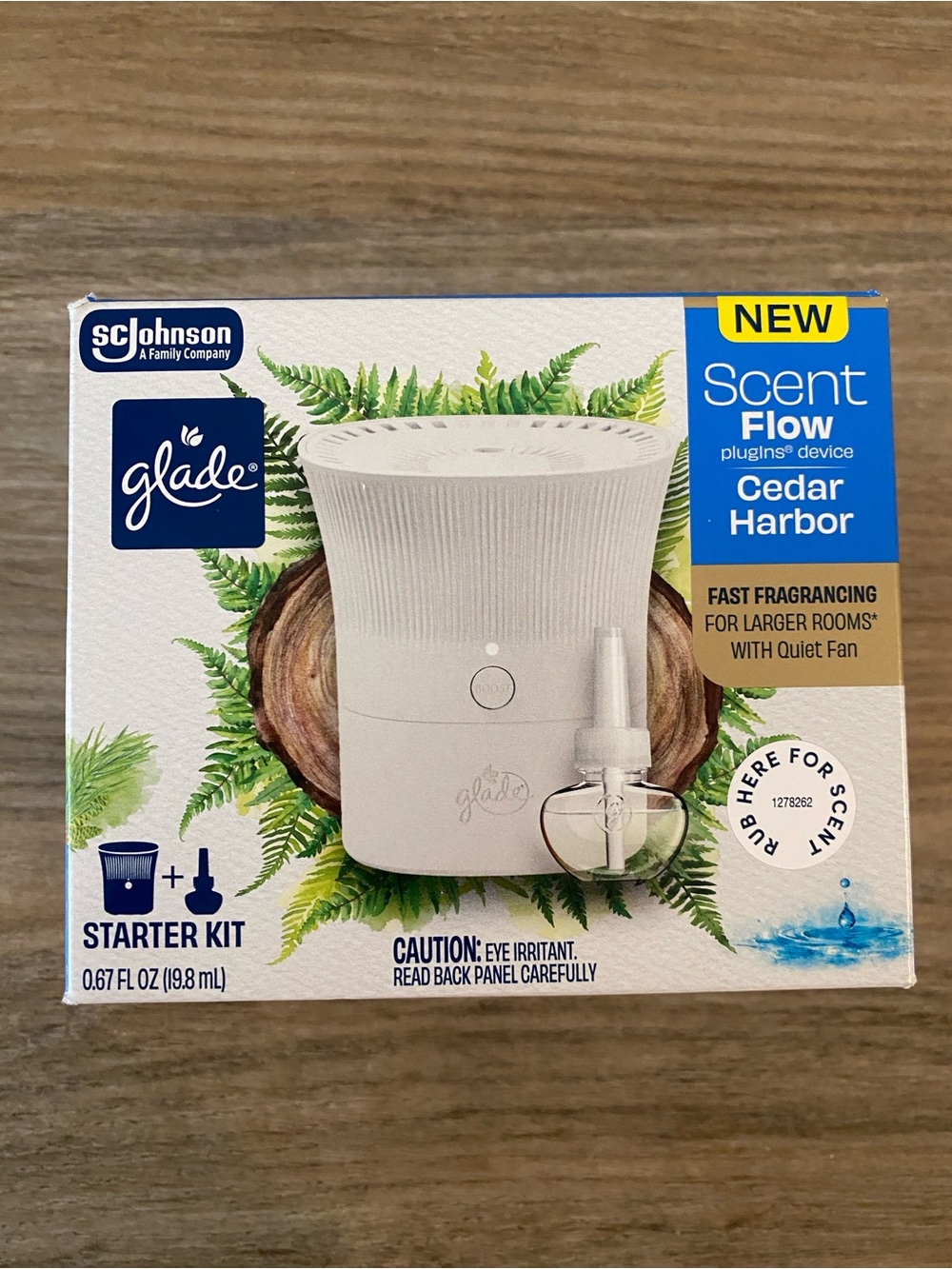 Glade Cedar Harbor Scent Flow PlugIns Device - White